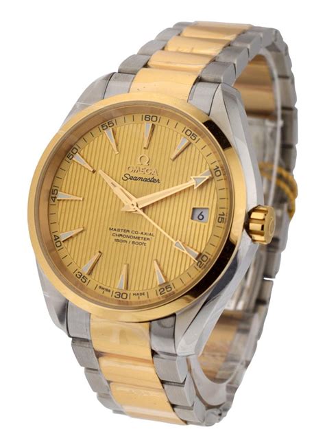 omega seamaster aqua terra yellow gold|omega seamaster aqua terra price.